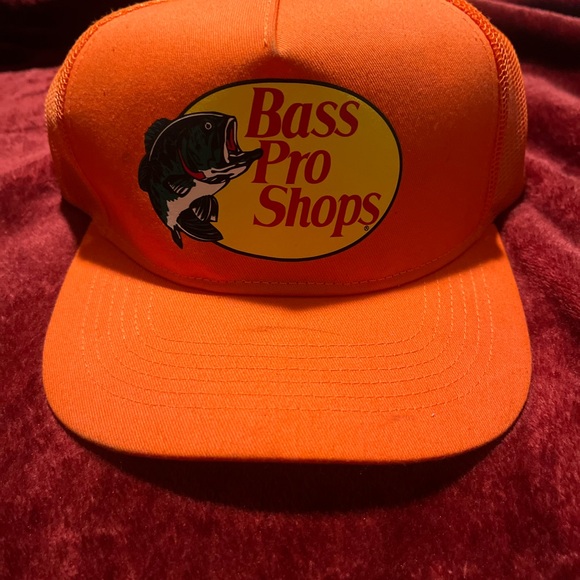 Bass Pro Shops Bright Orange Hat - Picture 1 of 2